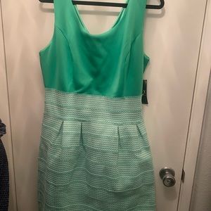 New York & Co XL seafoam green A-Line dress